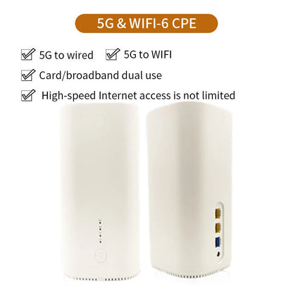 5G CPE LTE WIFI Hotspot Wireless 5G CPE WIFI 6 Router