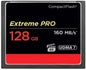 Extreme PRO 160MB/s 1067X Plastic Black Compact Flash CF Memory Card 32GB 64GB 128GB 256GB