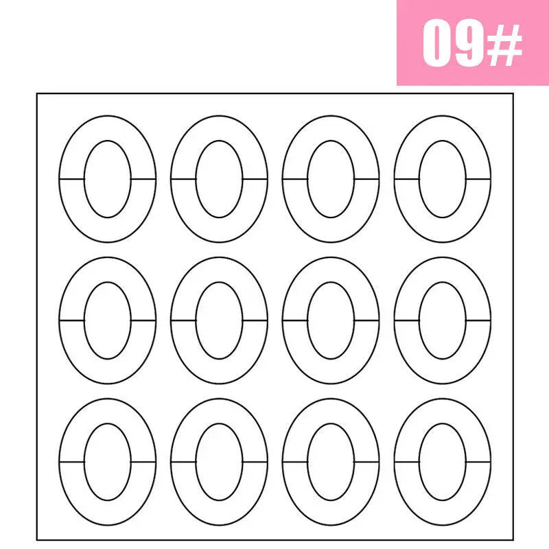 2 Sheets White French Manicure Strip Nail Art Form Fringe Tip Guides Sticker DIY Line Tips Decoration Tool