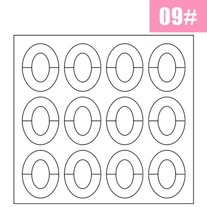 2 Sheets White French Manicure Strip Nail Art Form Fringe Tip Guides Sticker DIY Line Tips Decoration Tool