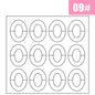 2 Sheets White French Manicure Strip Nail Art Form Fringe Tip Guides Sticker DIY Line Tips Decoration Tool