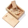 JASTER Usb Flash Drive USB 2.0 Wedding Photography Gift Wooden Crystal 64GB 32GB 16GB 4GB Memory Flash Stick Pen Drive