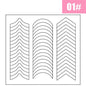 2 Sheets White French Manicure Strip Nail Art Form Fringe Tip Guides Sticker DIY Line Tips Decoration Tool