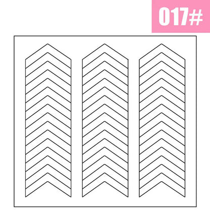 2 Sheets White French Manicure Strip Nail Art Form Fringe Tip Guides Sticker DIY Line Tips Decoration Tool