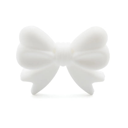 Bowknot 10pcs/lot Silicone Beads DIY Food Grade Silicone Teething Pacifier Cute Shaped Silicone teether Holder Accessories