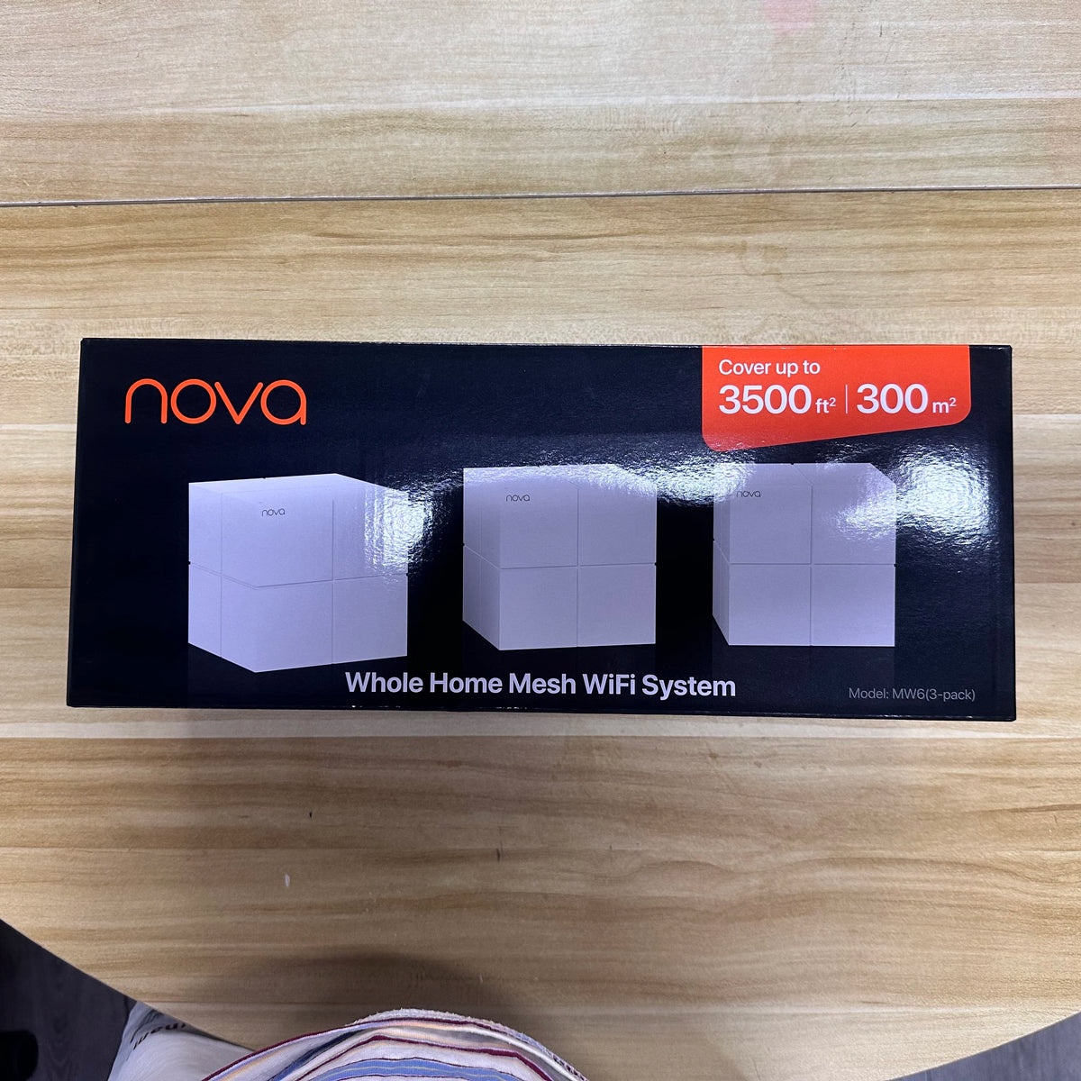 Tenda MW6 Nova AC1200 Dual-Band Whole Home WiFi Mesh Router with Firewall Wireless Bridge Repeater WDS/WPS Support