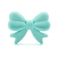 Bowknot 10pcs/lot Silicone Beads DIY Food Grade Silicone Teething Pacifier Cute Shaped Silicone teether Holder Accessories