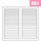 2 Sheets White French Manicure Strip Nail Art Form Fringe Tip Guides Sticker DIY Line Tips Decoration Tool