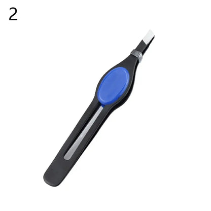 Makeup Tool Hair Beauty Fine Eyebrow Tweezer Slanted Hairs Puller Eye Brow Clip