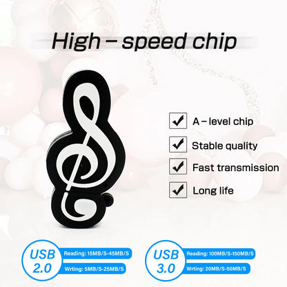 JASTER Usb2.0 Flash Drive Cartoon Musical Pendrive 64gb 32gb 16gb 8gb Pendrive Flash Memory Usb Stick