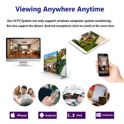 H.265 8CH 48V POE NVR XMeye P2P Network Video Recorder for 5MP 4MP IP CCTV Camera System