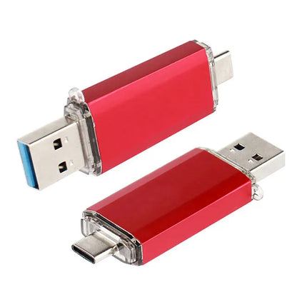 Bulk Cheap USB Flash Drive 64GB 32GB 3.0 2.0 OTG Pen Drive 16GB 8GB 128GB Memory Stick Type-c Pendrive for Iphone 17 16 15