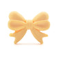Bowknot 10pcs/lot Silicone Beads DIY Food Grade Silicone Teething Pacifier Cute Shaped Silicone teether Holder Accessories