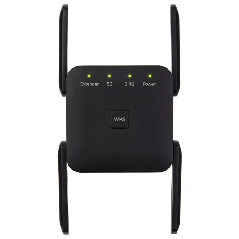 Factory Price Dual Band 4 Antenna 1200Mbps Wifi Repeater Wireless Signal Extender for 5G Router