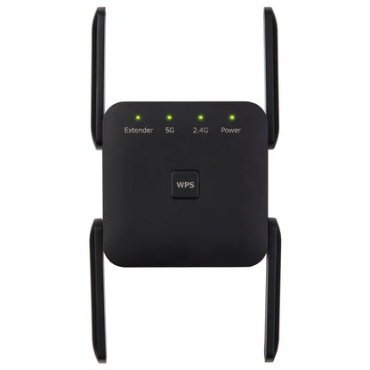 Factory Price Dual Band 4 Antenna 1200Mbps Wifi Repeater Wireless Signal Extender for 5G Router