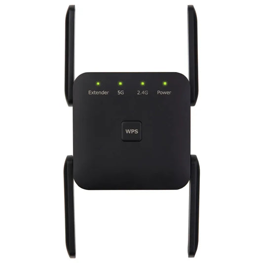 Factory Price Dual Band 4 Antenna 1200Mbps Wifi Repeater Wireless Signal Extender for 5G Router