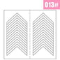 2 Sheets White French Manicure Strip Nail Art Form Fringe Tip Guides Sticker DIY Line Tips Decoration Tool