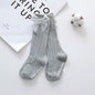 New Girls Stockings Toddler Knee High Bubble Mouth Stockings Baby Bowknot Cotton Nonslip Toddler Stocks Lace Stocking For Girl