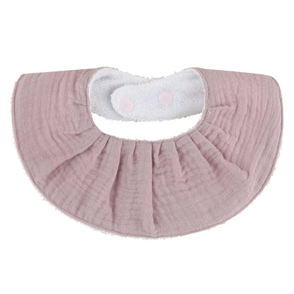 Cotton Gause Baby Bibs Solid Color Absorbent Baby Tassel Bib Newborn Burp Cloths Bandana Scarf for Kids Baby Girls Feeding Item