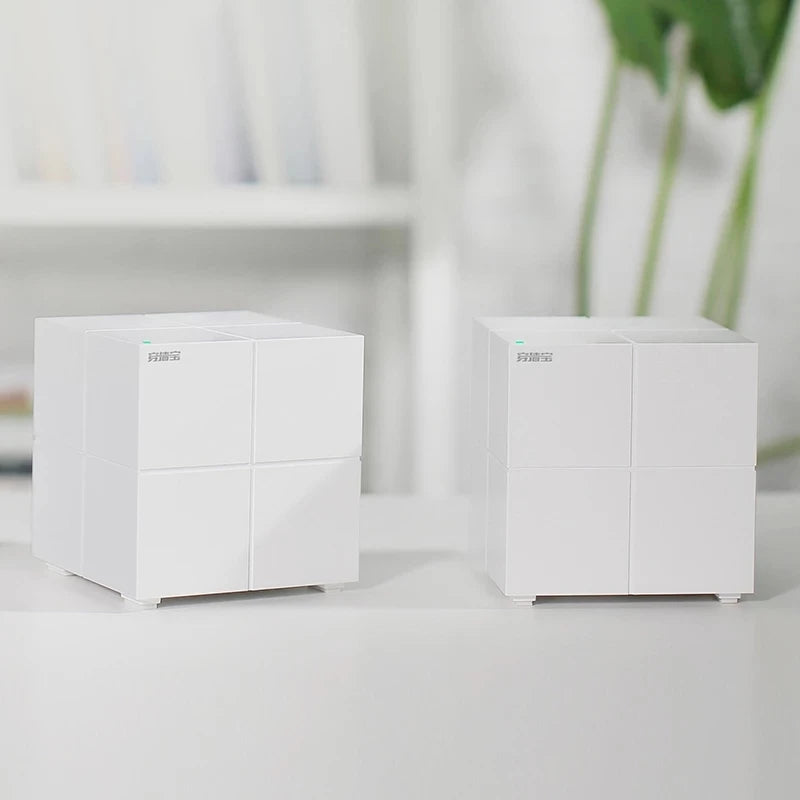 Tenda MW6 Nova AC1200 Dual-Band Whole Home WiFi Mesh Router with Firewall Wireless Bridge Repeater WDS/WPS Support