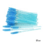 50pcs Eyelash Extension Disposable Eyelash Brush Mascara Stick Applicator Propeller Eye Lashes Makeup Brush Set Makeup Tools