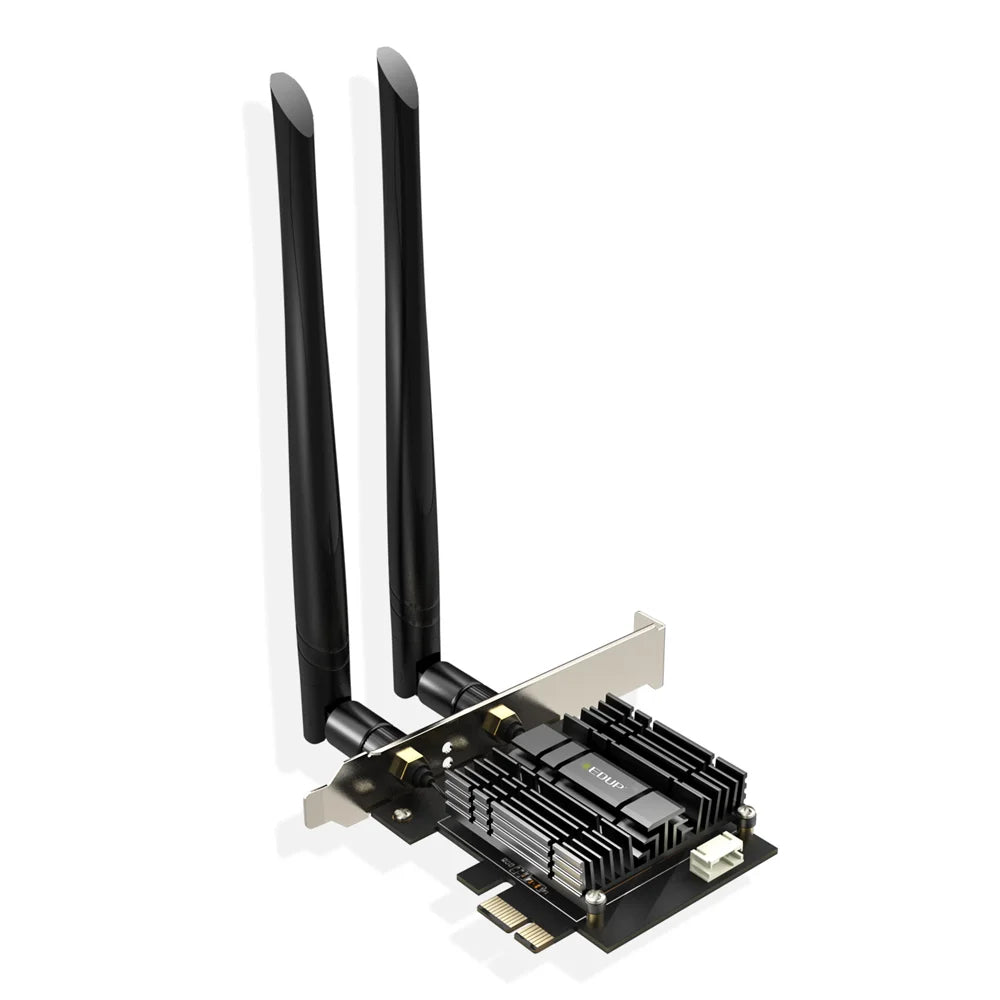 EDUP EP-9632GS WiFi+BT AC1300Mbps WiFi Adapter PCI Express Network Card for PC Laptop Windows
