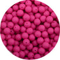 LOFCA 15mm 20pcs/lot Silicone Loose Beads Safe Teether Round Baby Teething Beads DIY Chewable Colorful Teething For Infant