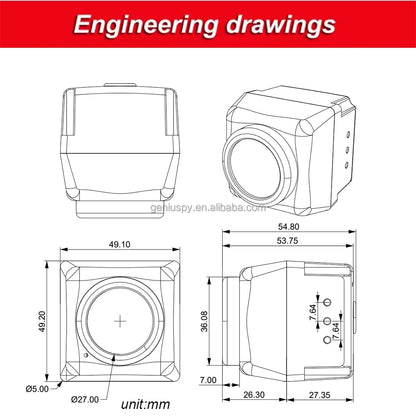 Camhi 2MP 5MP Mini Waterproof IP67 TF Card Slot 940NM IR Night Vision IP Camera Wifi Outdoor For Car Vehicle Fleet&Bird Nest