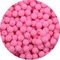 LOFCA 15mm 20pcs/lot Silicone Loose Beads Safe Teether Round Baby Teething Beads DIY Chewable Colorful Teething For Infant