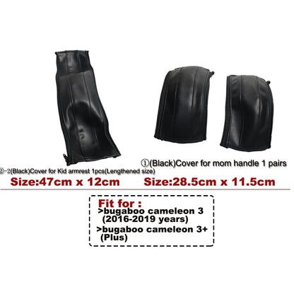 Baby Strollers Handle Cover For Bugaboo Cameleon 1 2 3 Plus Pram Accessories Pu Protective Case Armrest Covers Customization