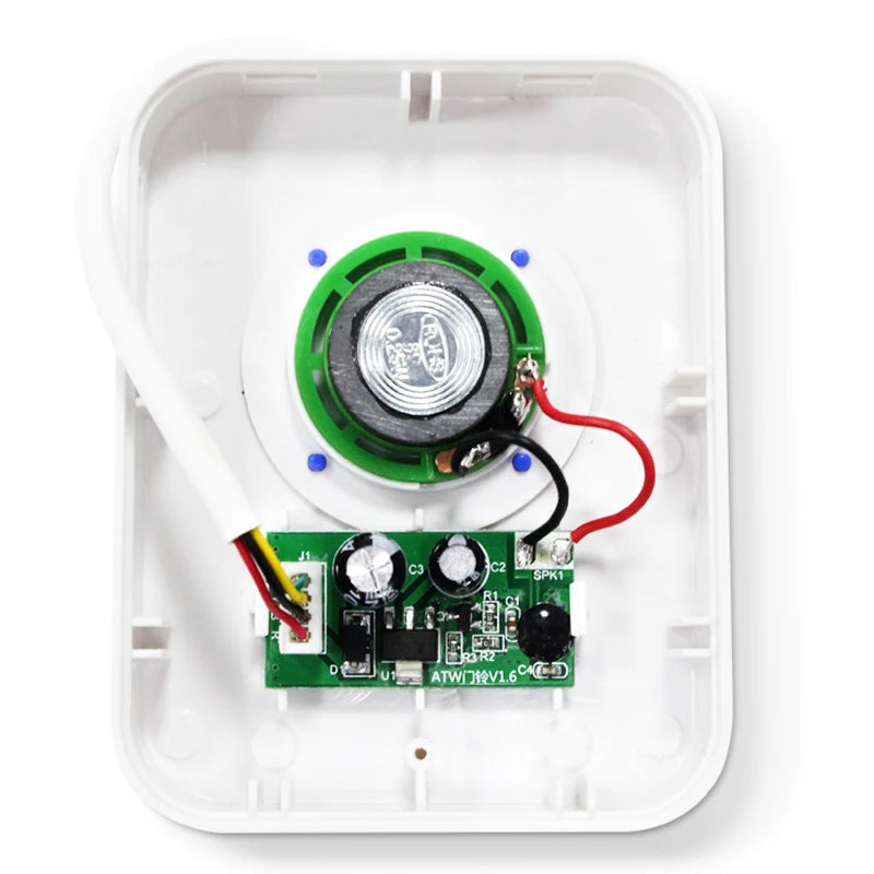 1Pc/Lot 4 Wires White Doorbell DC12V Access Control Door Bell Electronic Dingdong Ringtone Ring Button for Home Security System