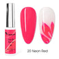 Venalisa Liner Gel 8ml French Nail Gel Polish UV LED Painting Gel Nail Art Design Gorgeous Glitter Color DIY Drawing Polish