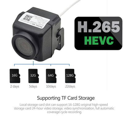 Camhi 2MP 5MP Mini Waterproof IP67 TF Card Slot 940NM IR Night Vision IP Camera Wifi Outdoor For Car Vehicle Fleet&Bird Nest