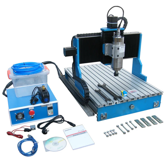 CNC 6040L Router Wood Carving Machine 4Axis 1.5KW 2.2KW VFD Spindle Metal Wood Working Milling Lathe Aluminium Worktop