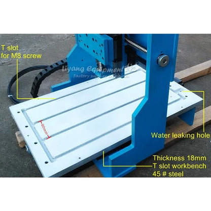 Linear Guide Rail 2.2KW CNC 3040 Milling Machine USB Parallel Port 4 Axis Wood Router Lathe Woodworking Tool with Water Tank