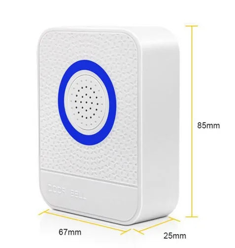 DC 12V Wired Doorbell Wire Access Control Wire Door Bell External Wired Doorbell Loud Ding-dong Ringtones Chime for Door System