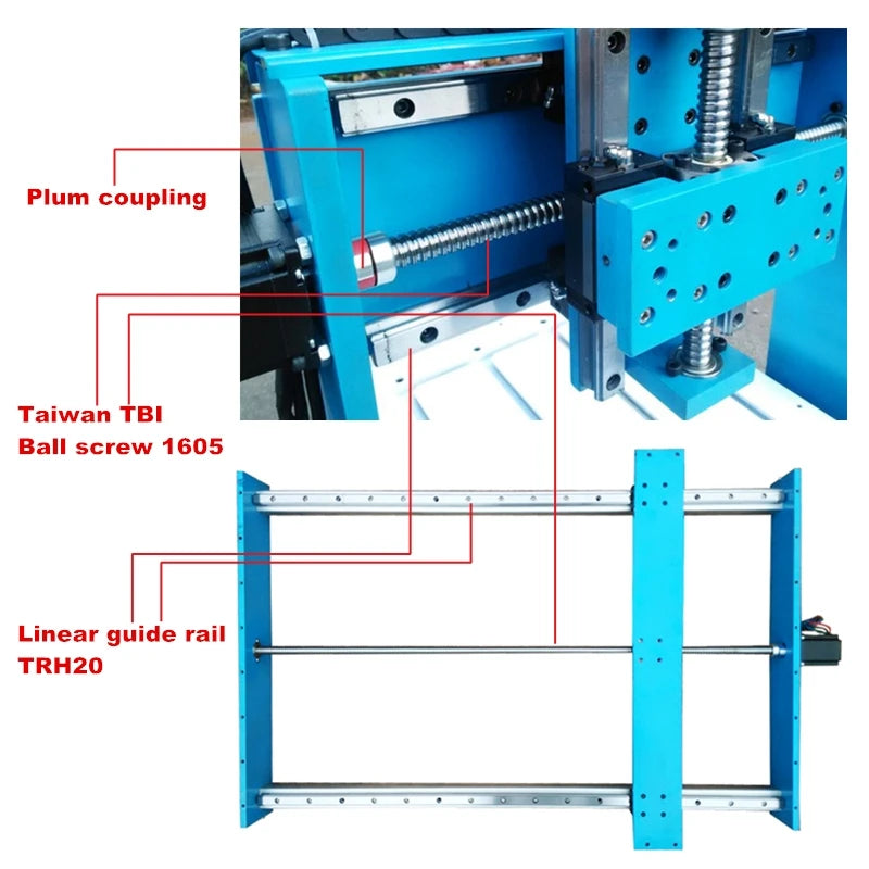 CNC 6040L Router Wood Carving Machine 4Axis 1.5KW 2.2KW VFD Spindle Metal Wood Working Milling Lathe Aluminium Worktop
