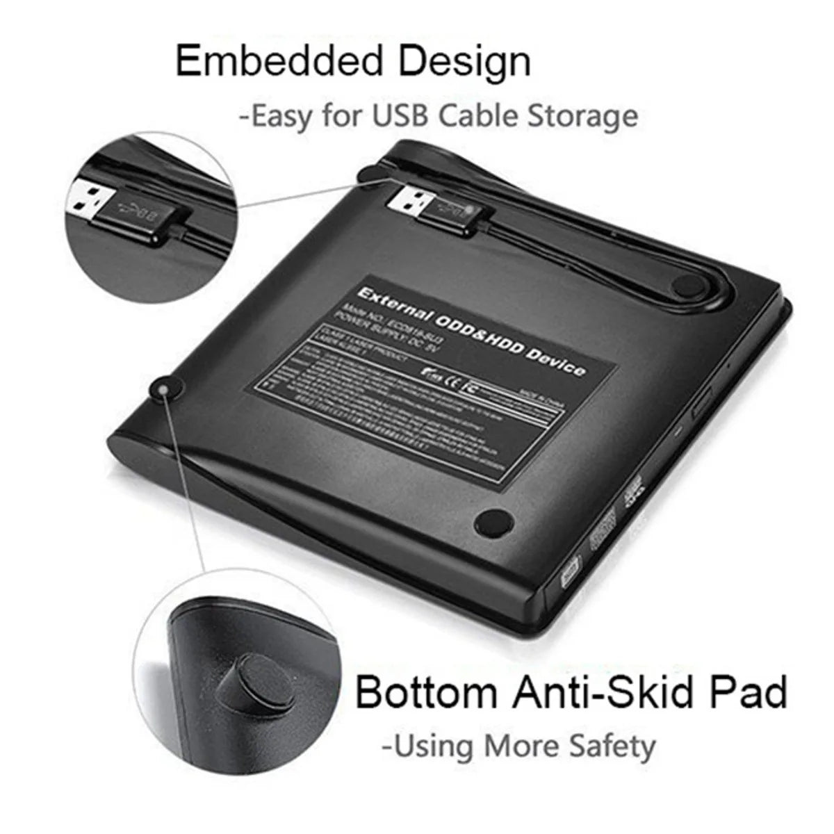 External Cd Dvd Drive Portable Optical Superdrive Burner Player Writer Cd Dvd burner