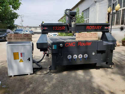 1325 High Speed 4 Axis Cnc Rotary Wood Router Made in China With T-slot Table