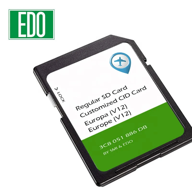 8GB CID SD Card for Navigation RNS310 CID SD Card Navi AS Europa West 2020/2021 Blank Card Support Changeable CID