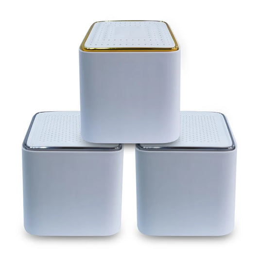 Mesh WiFi System Suite Gigabit Dual Band Mesh Network Wireless WiFi Router Replacement High Performance WiFi Coverage (3-Pack)