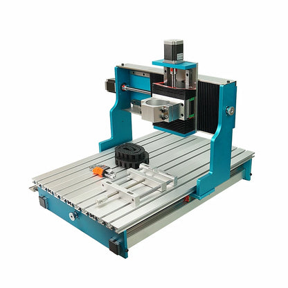 Linear Guideway Engraving Machine Kit NEW 6040 CNC Router Aluminium Metal Frame with Rotary Axis Nema23 Motor