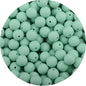 LOFCA 15mm 20pcs/lot Silicone Loose Beads Safe Teether Round Baby Teething Beads DIY Chewable Colorful Teething For Infant