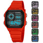SYNOKE NEW Sports Watch Men Military Watches Casual Waterproof Digital Wristwatch Clock Square Dual Time Relogio Masculino