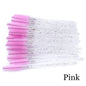 50pcs Eyelash Extension Disposable Eyelash Brush Mascara Stick Applicator Propeller Eye Lashes Makeup Brush Set Makeup Tools
