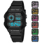 SYNOKE NEW Sports Watch Men Military Watches Casual Waterproof Digital Wristwatch Clock Square Dual Time Relogio Masculino
