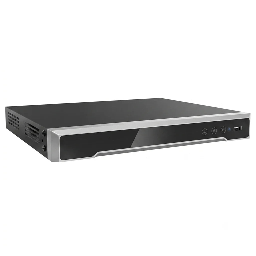 DS-7604NXI-K1/4P Hik Original AcuSense 4CH PoE 4K NVR 12MP Human/Vehicle Detection Plug Play H.265+ /VGA 40 Mbps Incoming