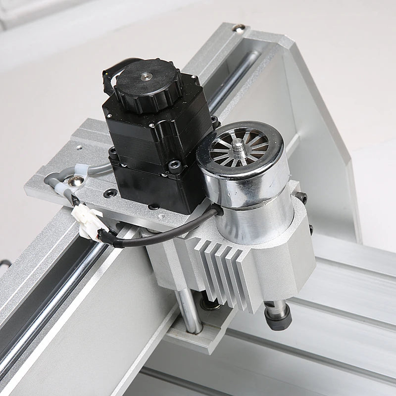 Mini CNC 2520T Router Lathe Machine Milling Machine for Metal Wood CNC-Tool-Kit 3 Axis Parallel Port 200W for CNC Learning Hobby