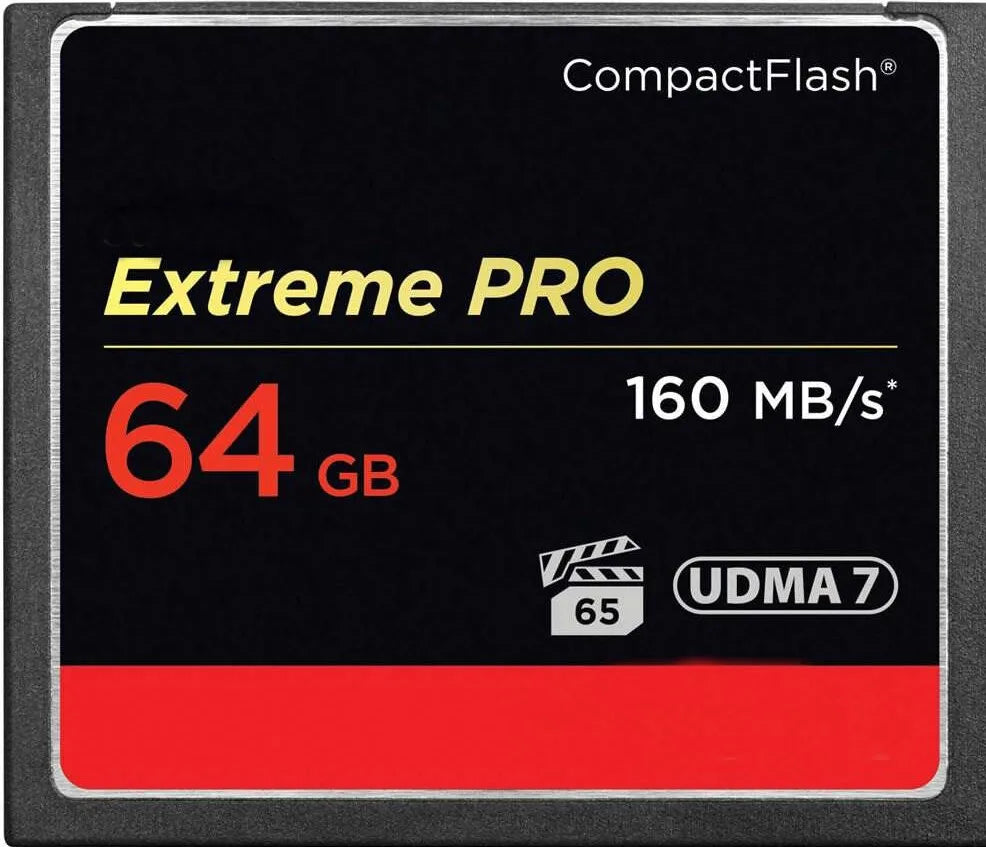 Extreme PRO 160MB/s 1067X Plastic Black Compact Flash CF Memory Card 32GB 64GB 128GB 256GB