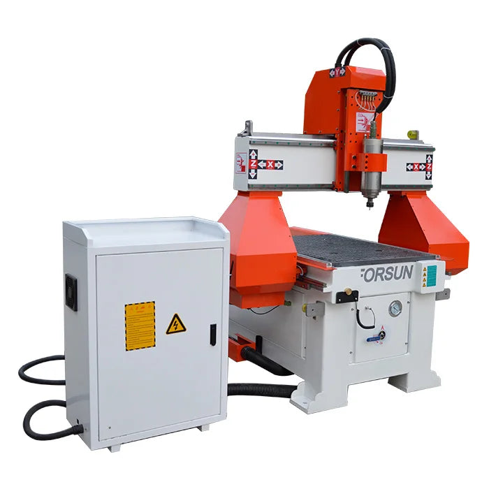 Mini Desktop Rotary 3D CNC Router 600x900mm Water Cooling Spindle DSP Artcam with Gear Motor Pump 2.2-6.0KW